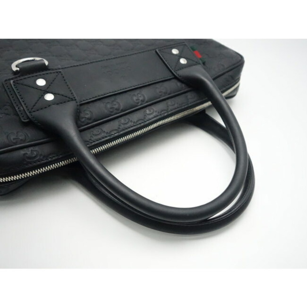 Gucci Briefcase White Pattern Guccissima Leather … - image 4